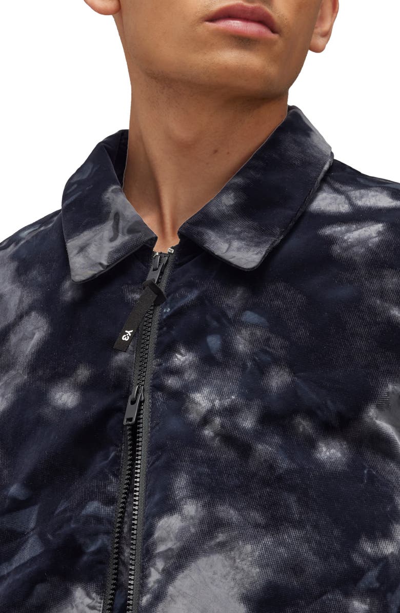 Y-3 Tie Dye Allover Print Flock Liner Jacket, Alternate, color, 