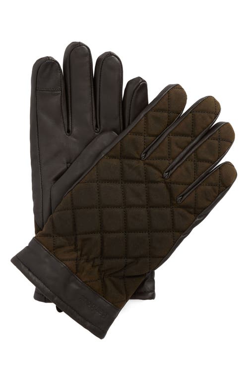 Barbour Dalegarth Gloves In Brown