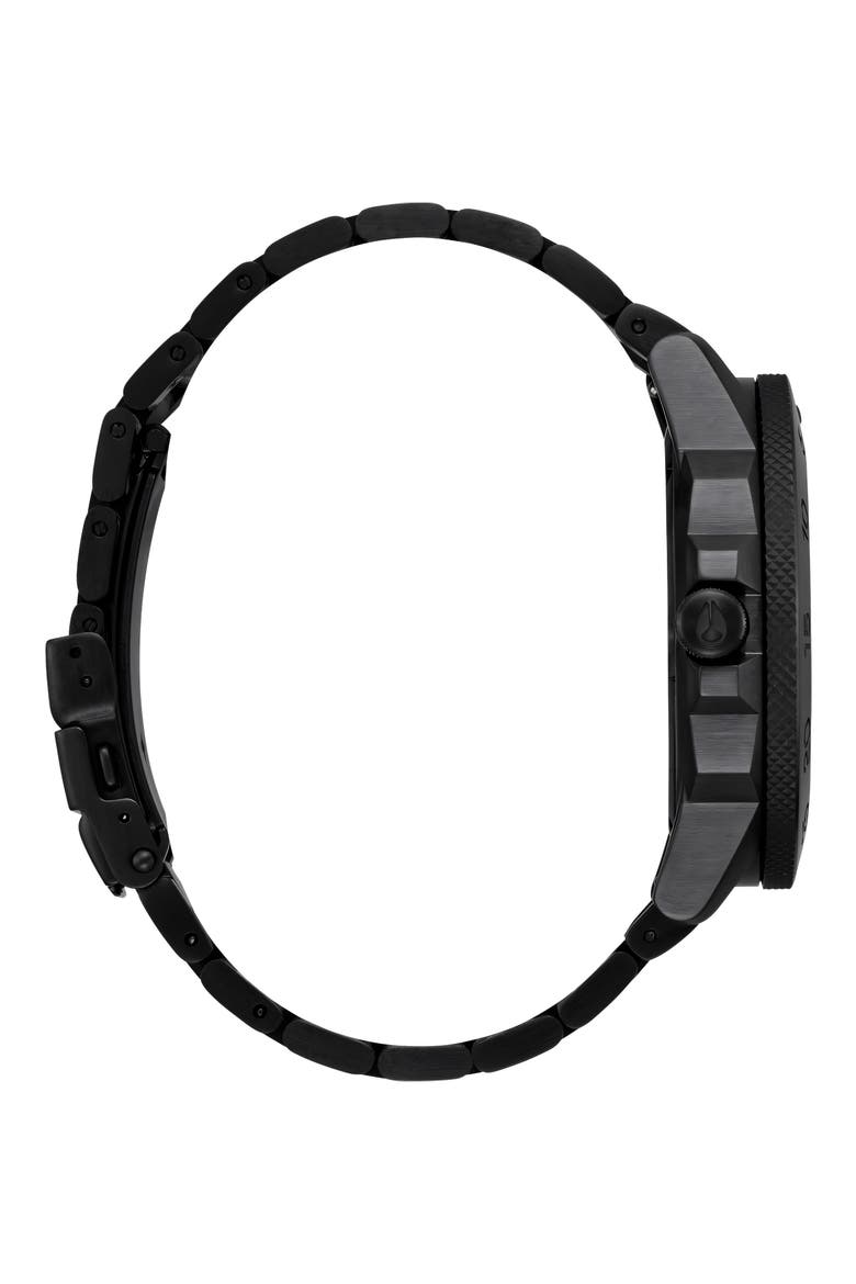 Smyth 44 Bracelet Watch, 44mm, Alternate, color, SUPER BLACK / BLACK