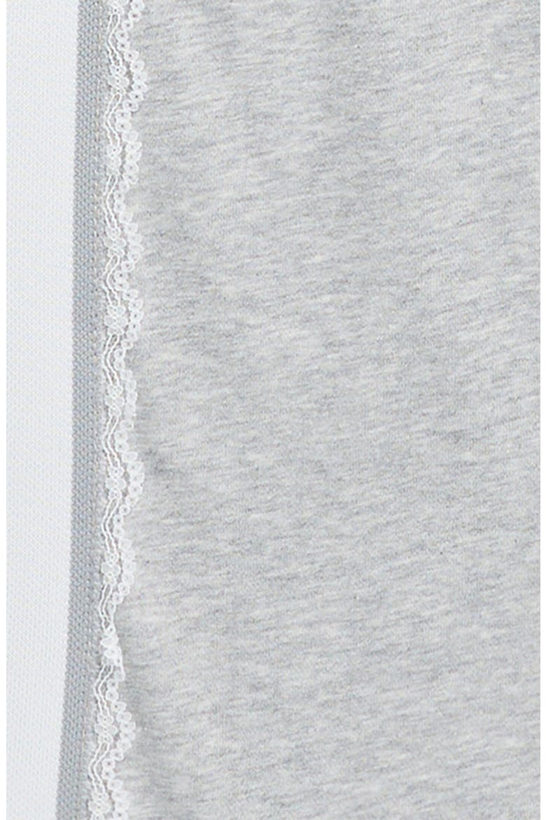 Kids' Lace Trim Sweatpants, Alternate, color, HEATHER GREY