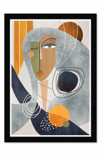 Wynwood Studio Abstract Elegant Face Canvas Art - 13" X 19"