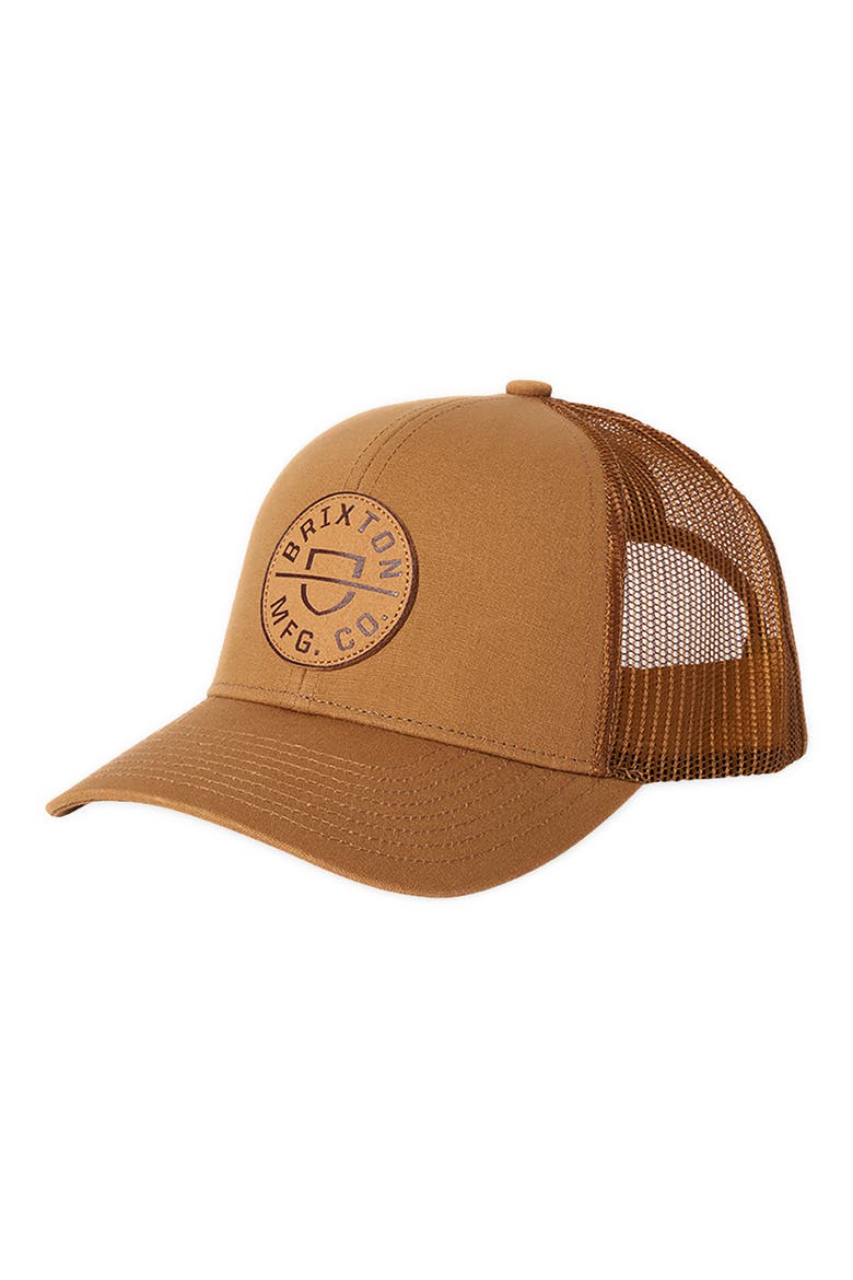 Crest x MP Snapback Canvas Baseball Cap, Main, color, GOLDEN BROWN/ GOLDEN BROWN