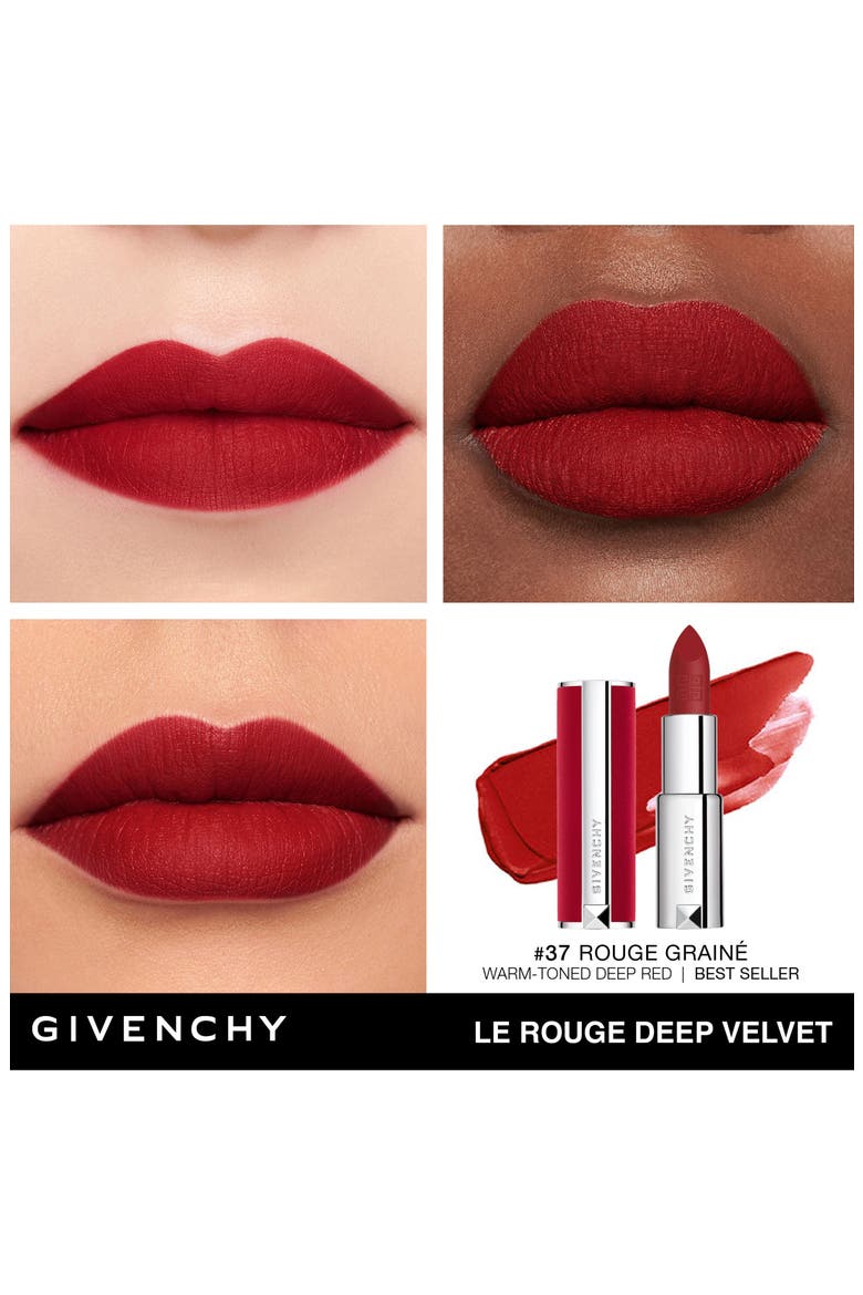 Le Rouge Deep Velvet Matte Lipstick, Alternate, color, 37 ROUGE GRAINE