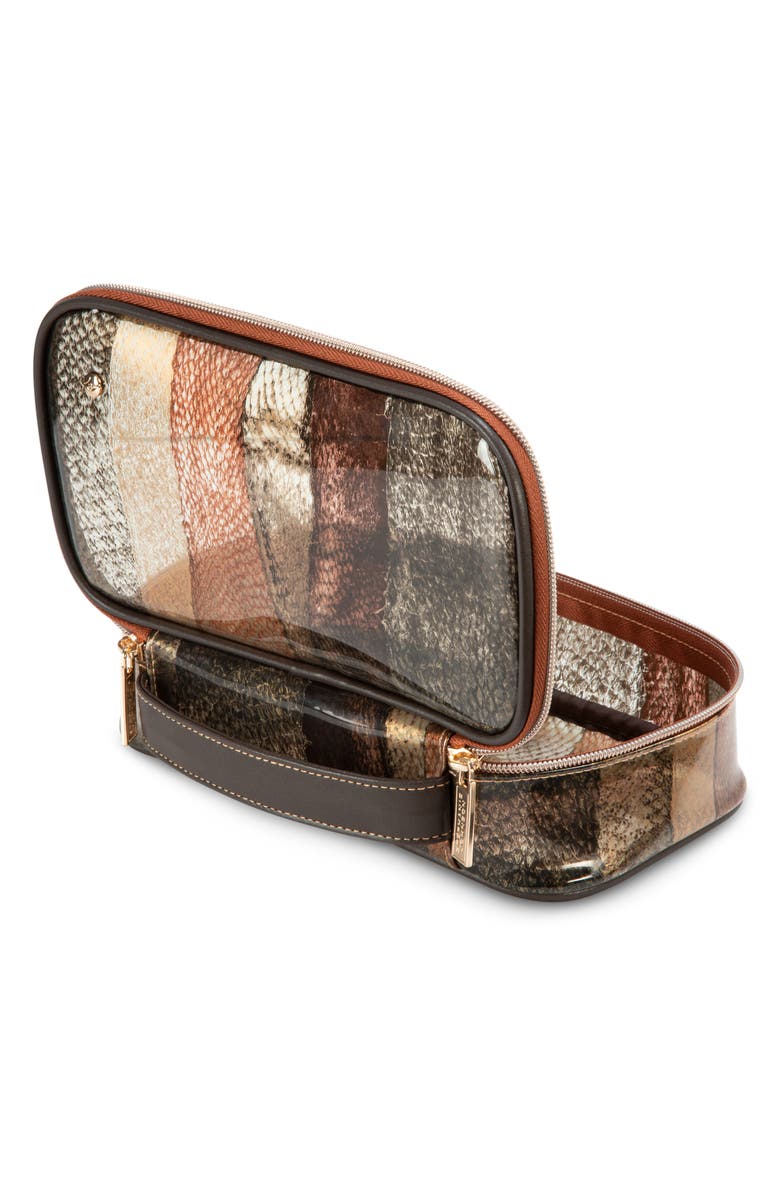 Stephanie Johnson Miami Cobra Clare Medium Makeup Bag, Alternate, color, Multi