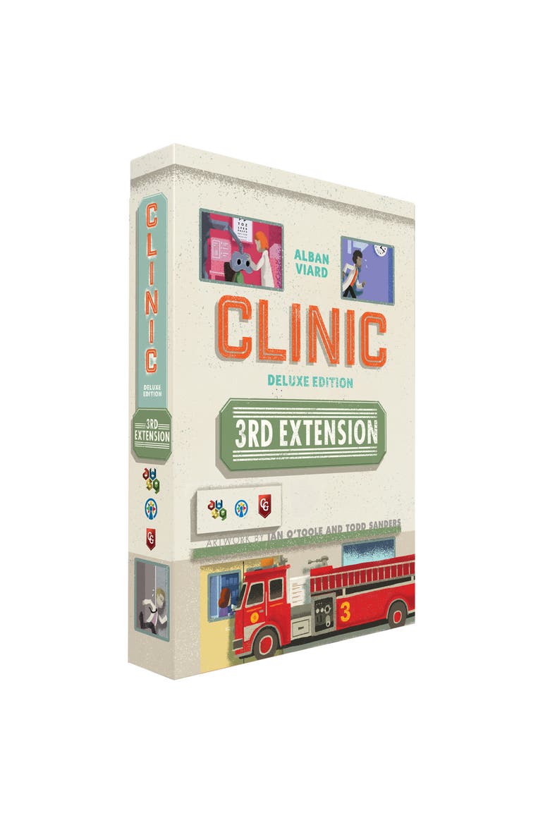 Clinic Deluxe Extension 3 Strategy Board Game, Main, color, Multicolored