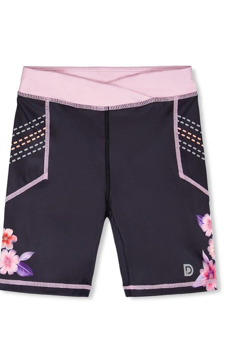 Athletic Biker Shorts in Recycled Polyester