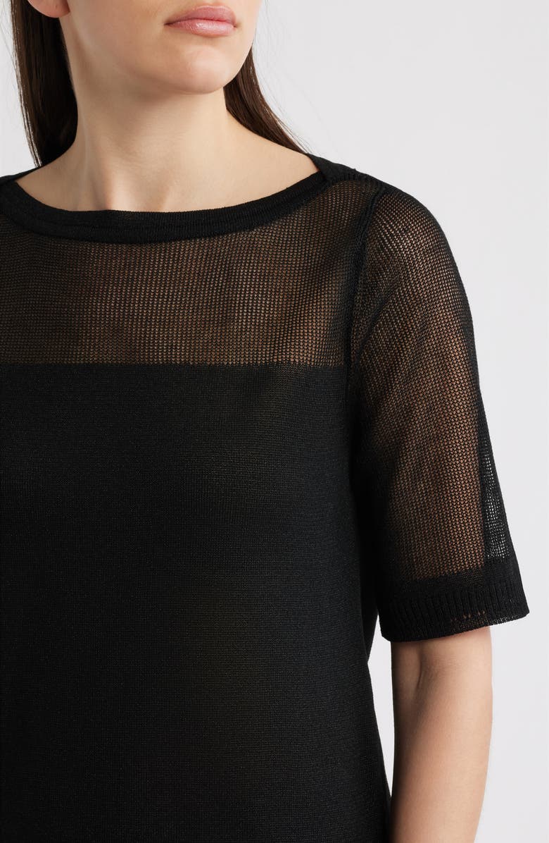 KOBI HALPERIN Romi Elbow Sleeve Knit Top, Alternate, color, 