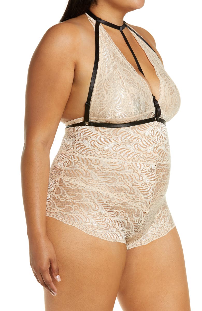Oh La La Cheri Lace Teddy, Alternate, color, 