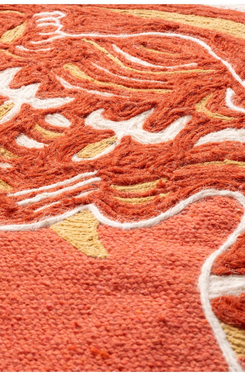 Zsa Zsa Zsu Cotton Vibrant Rug, Alternate, color, Mustard