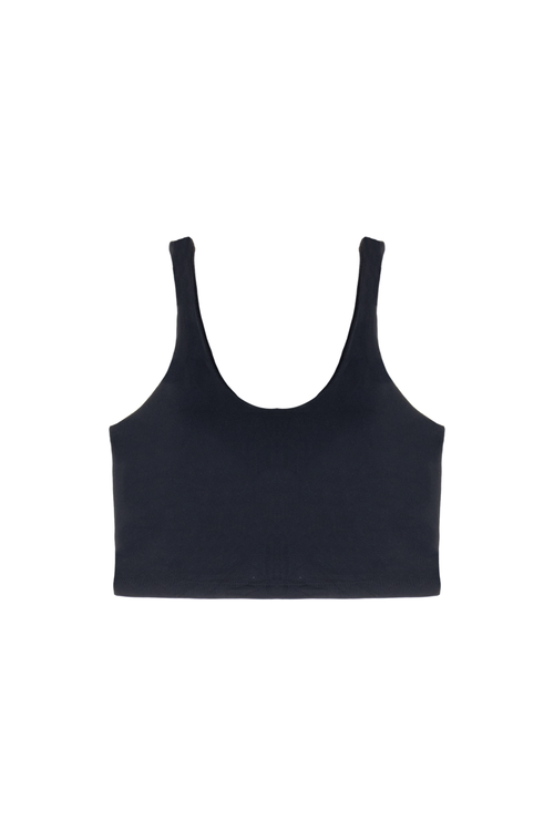 Cheeky Cherry Ultra Smooth Scoop Tank In Black