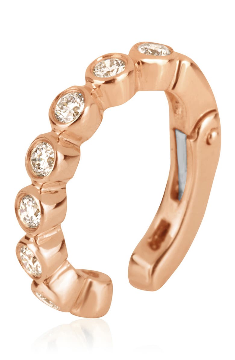 CENTRAL PARK Single Row Bezel Cuff Earring, Alternate, color,