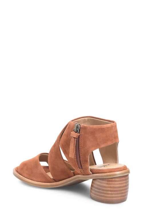 Söfft Camille Strappy Sandal In Russet Brown