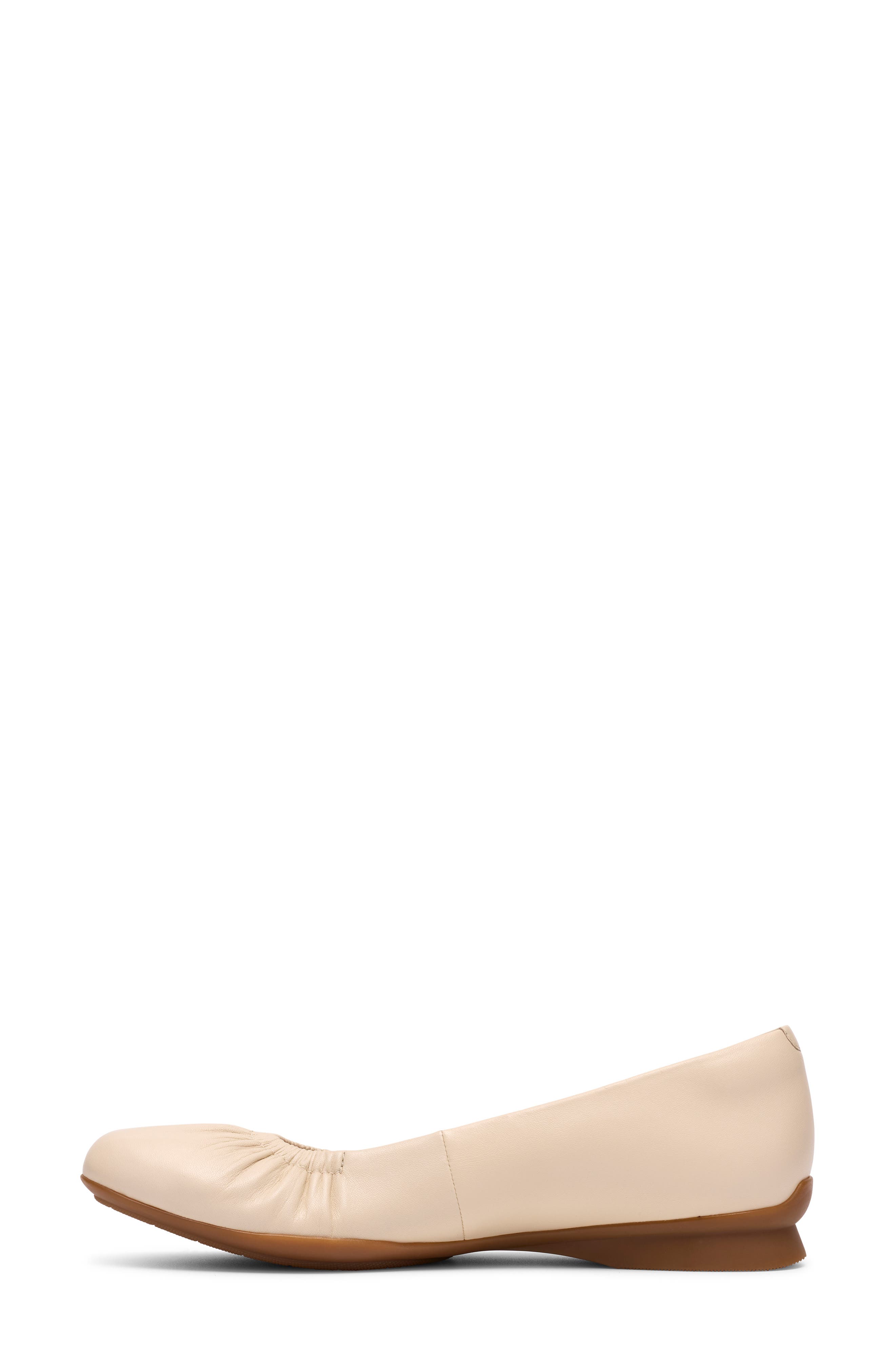 Jazmynn Lo Ballet Flat - Wide Width Available, Alternate, color, CREAM LEATHER
