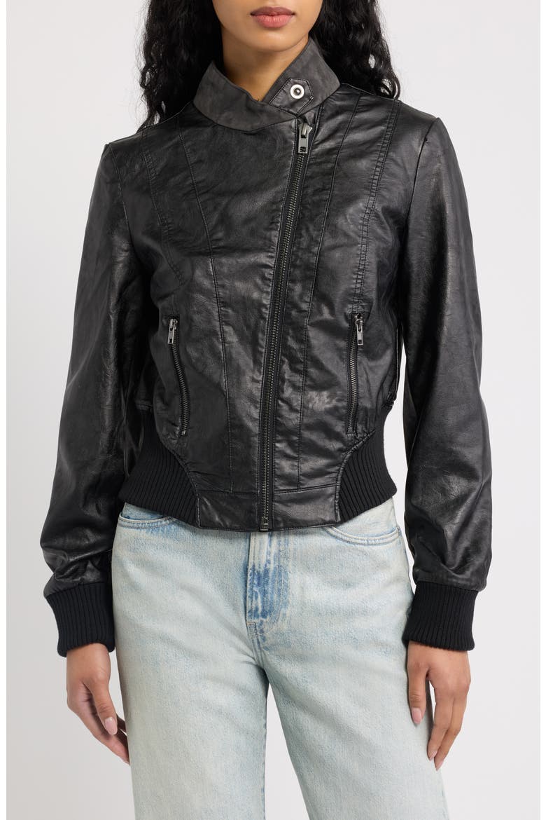 Murphy Asymmetric Jacket, Alternate, color, BLACK