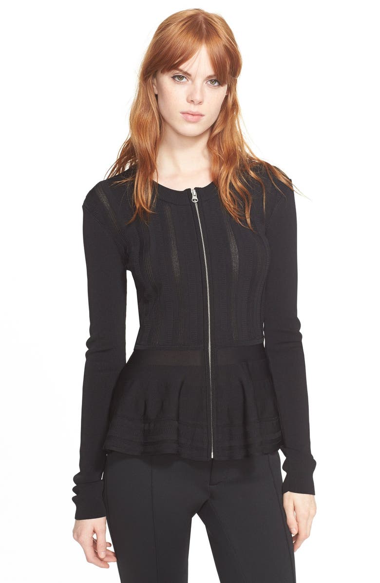 MCQ by Alexander McQueen Peplum Jacket, Main, color,