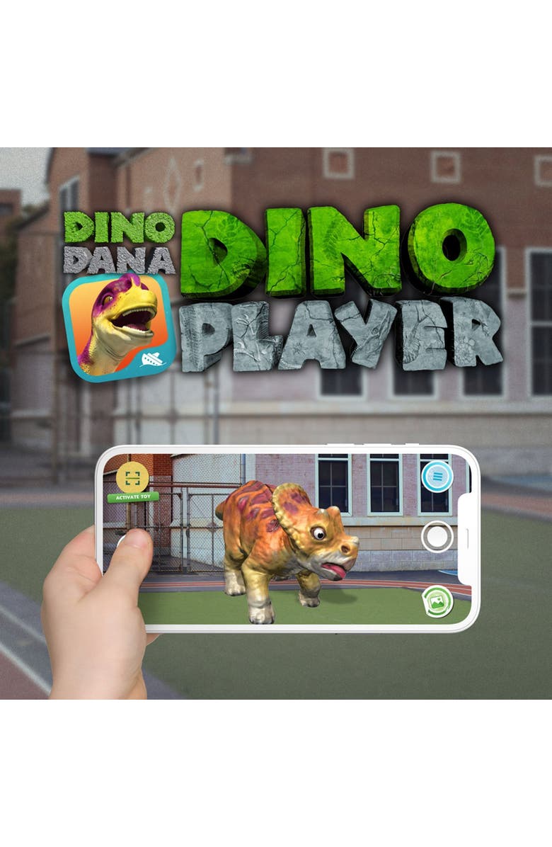 Safari Ltd. Dino Dana Triceratops Baby with Egg Kids Toy Figure, Alternate, color, NO COLOR