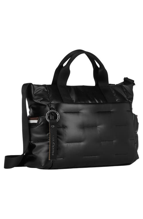 Hedgren Softy Water Repellent Satchel In Black