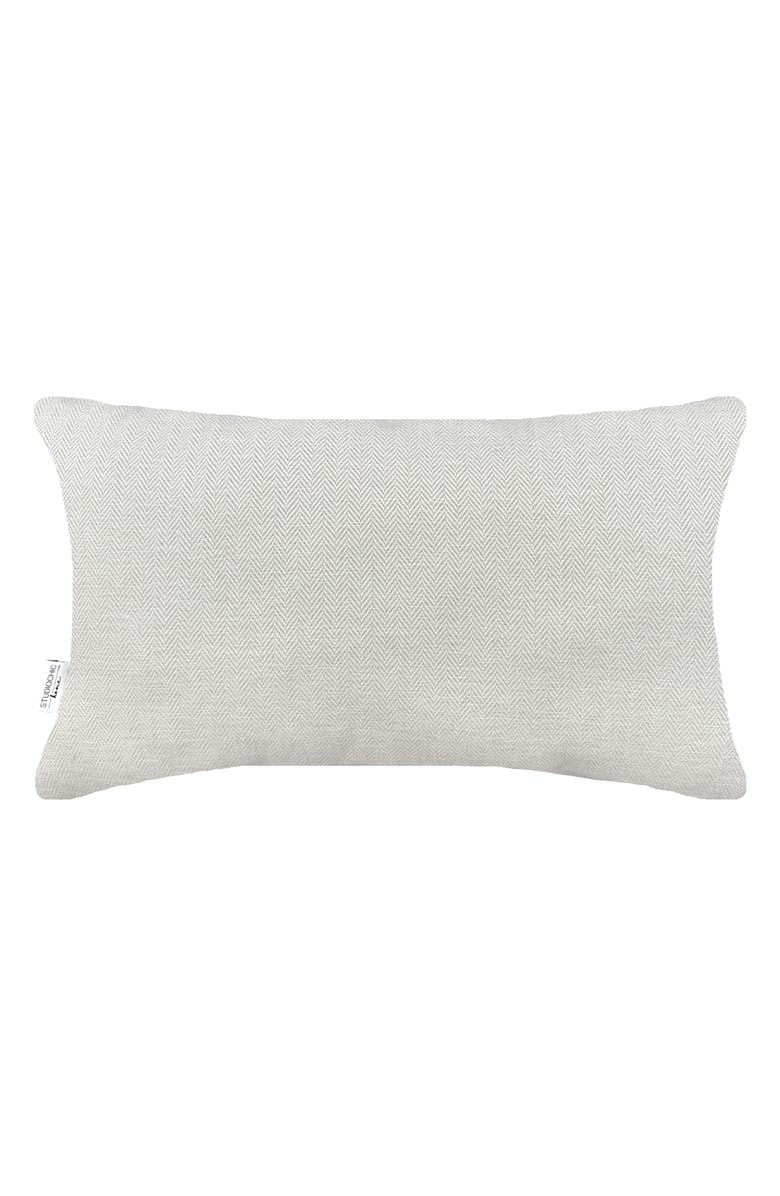 STUDIOCHIC Sentiments Family Embroidered Accent Pillow, Alternate, color, Gray