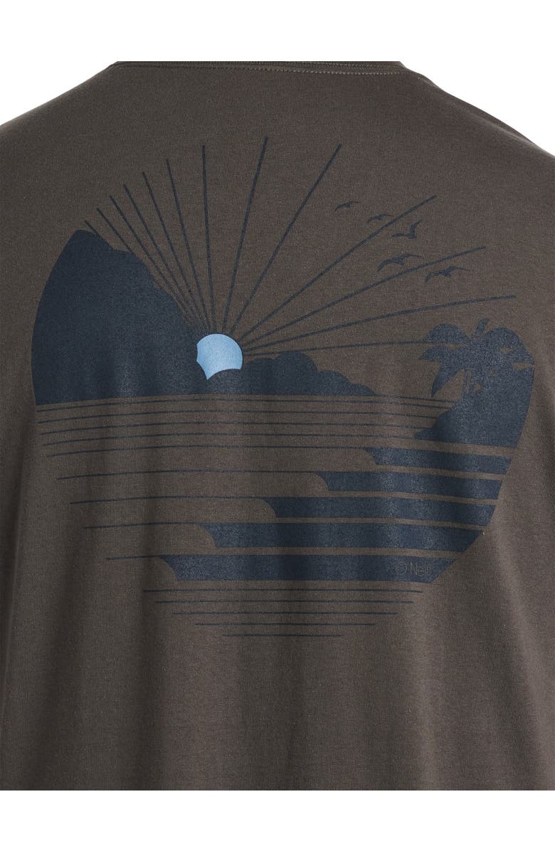 O'Neill Big & Tall Sunset Lines Graphic Tee, Alternate, color, 