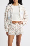 BOYS LIE Alex Sunshine & Bows Crop Zop Hoodie