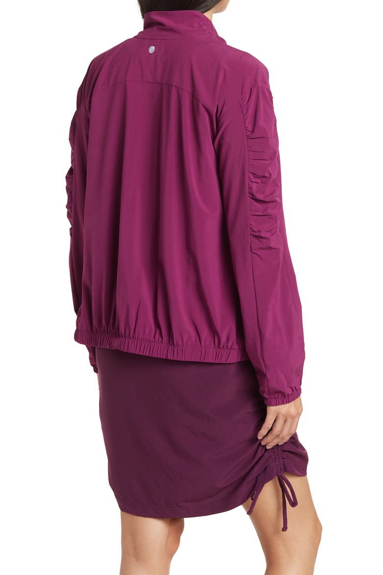 Interval Zip Front Track Jacket, Alternate, color, PURPLE CASPIA