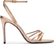 BLACK SUEDE STUDIO Ella 100 Metallic Sandal