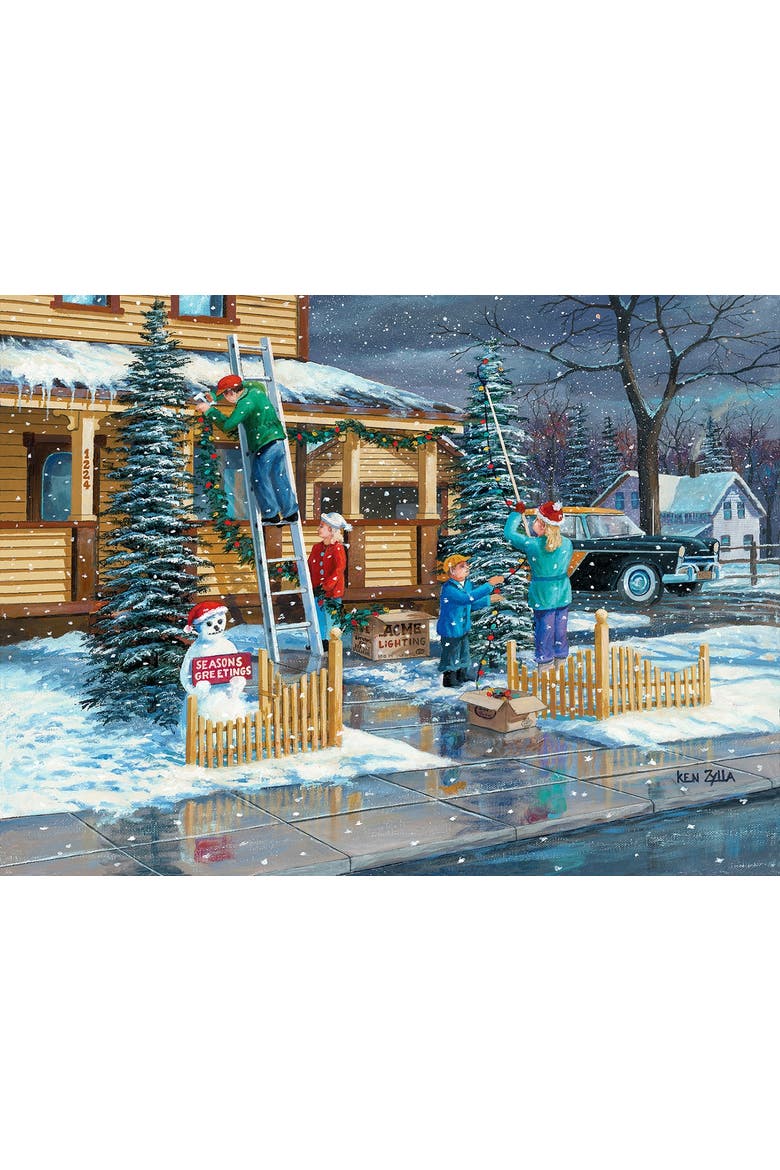 Deck the Halls 1000 piece Jigsaw Puzzle for Adults, Alternate, color, Multicolor