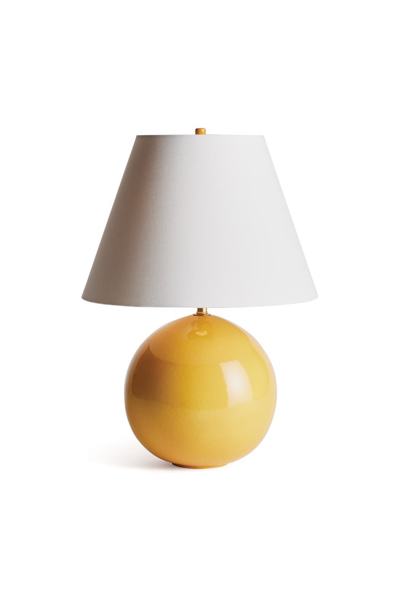Bellamy Ceramic Table Lamp, Main, color, Yellow