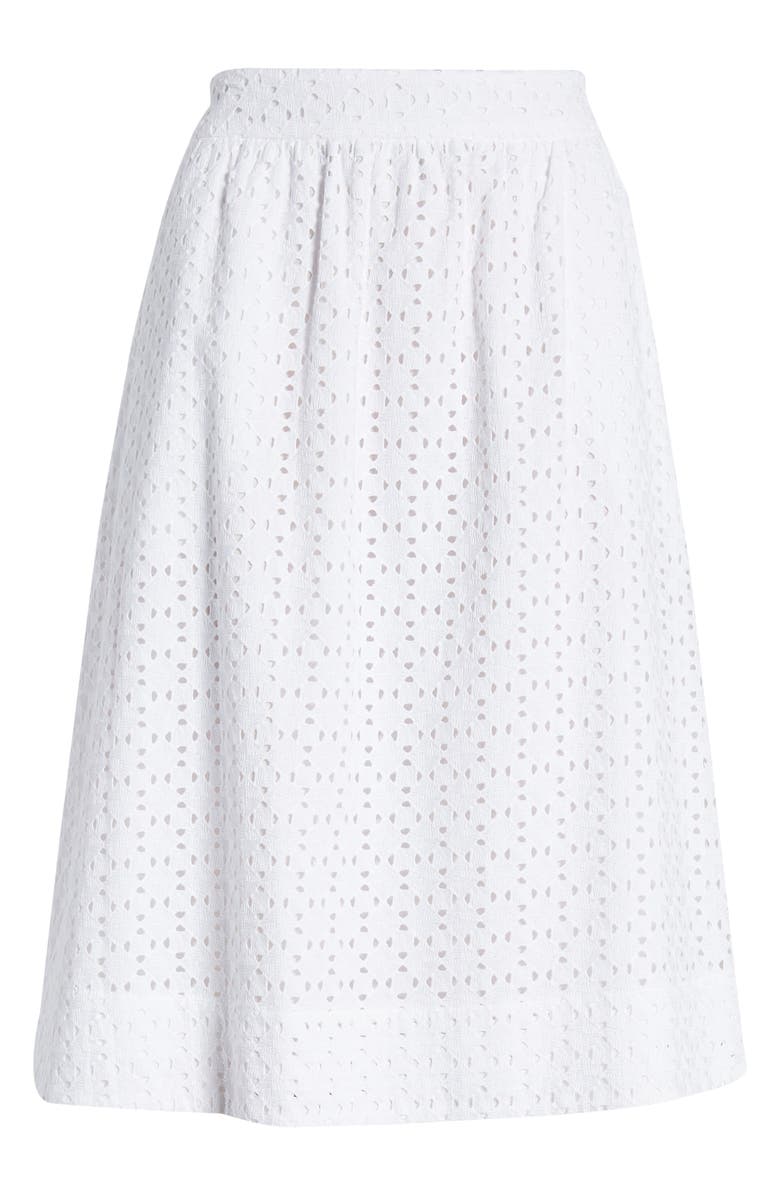 1901 Eyelet A-Line Skirt, Alternate, color, 