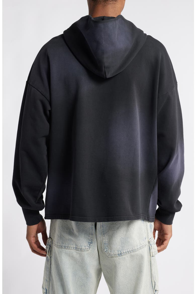 Palisades Crop Hoodie, Alternate, color, BLACK