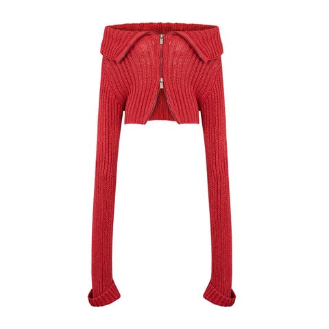 Cashmere Blend Your *Tch Knit Crop Top