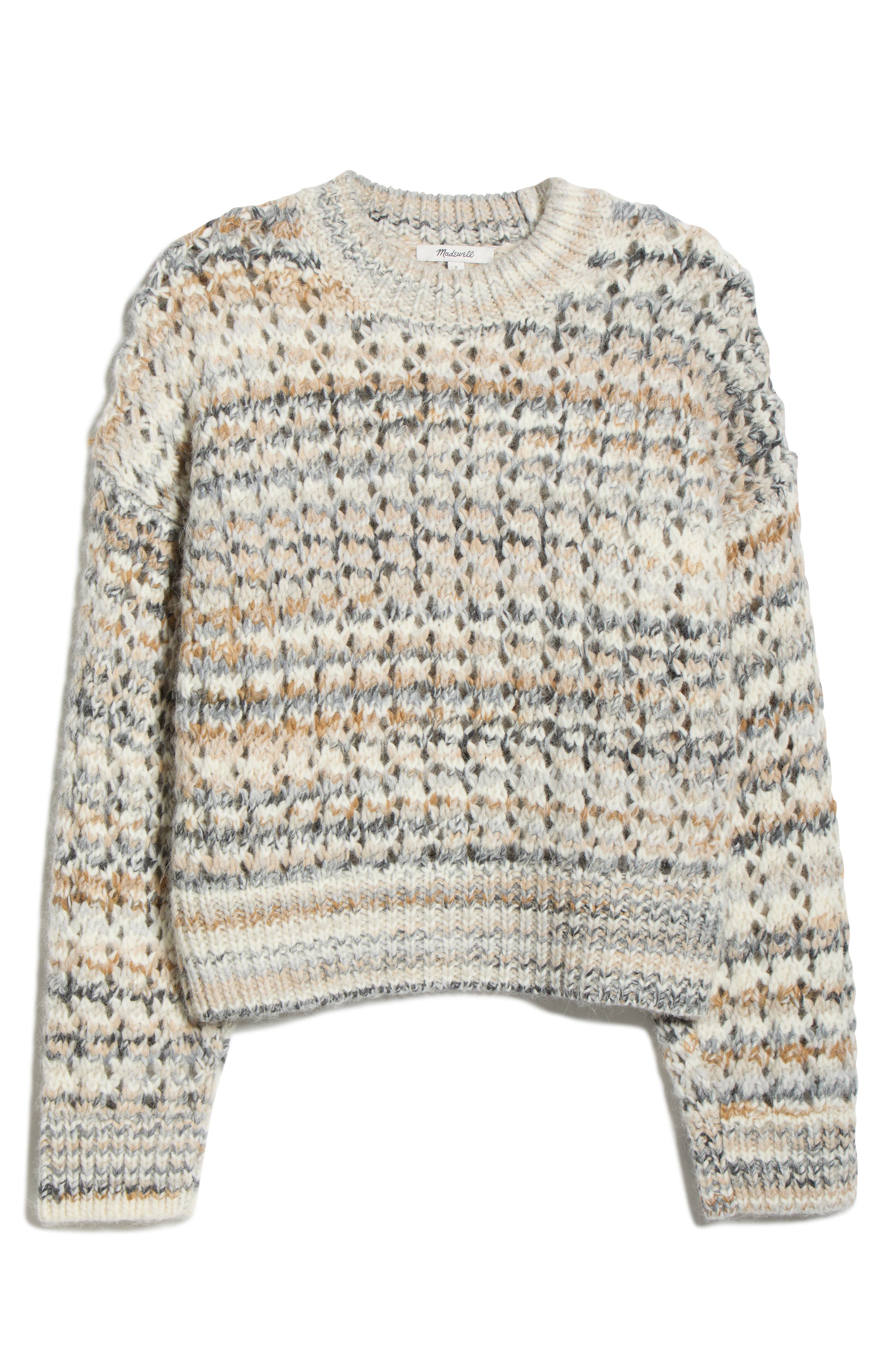 Stripe Open Stitch Sweater