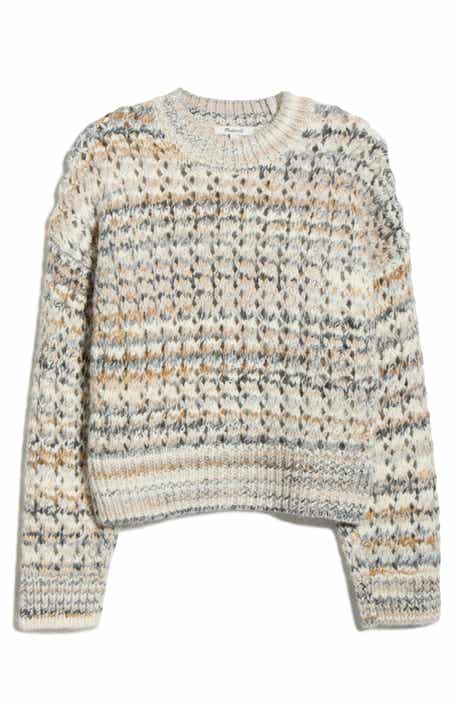 Stripe Open Stitch Sweater