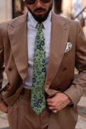 Elizabetta Silvio - Extra Long Silk Jacquard Tie for Men