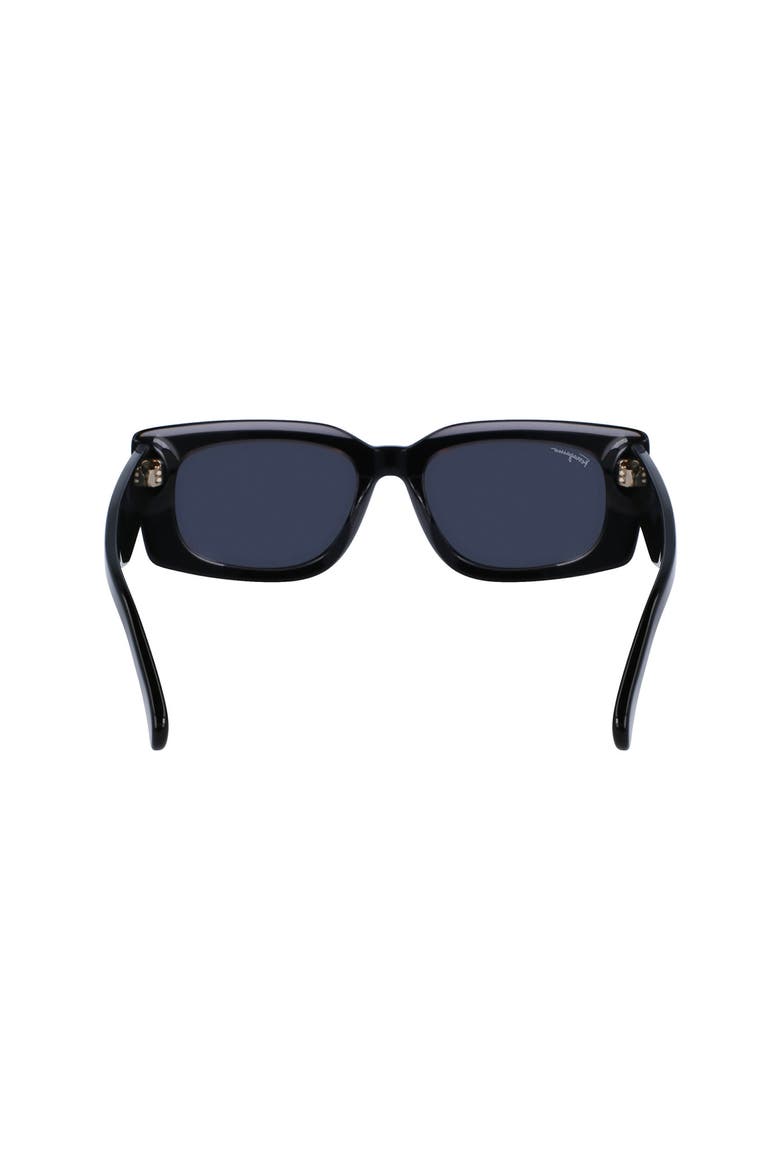 54mm Rectangular Sunglasses, Alternate, color, DARK GREY/ GREY