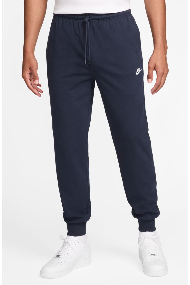 Club Knit Joggers, Main, color, 451 OBSIDN/WHITE