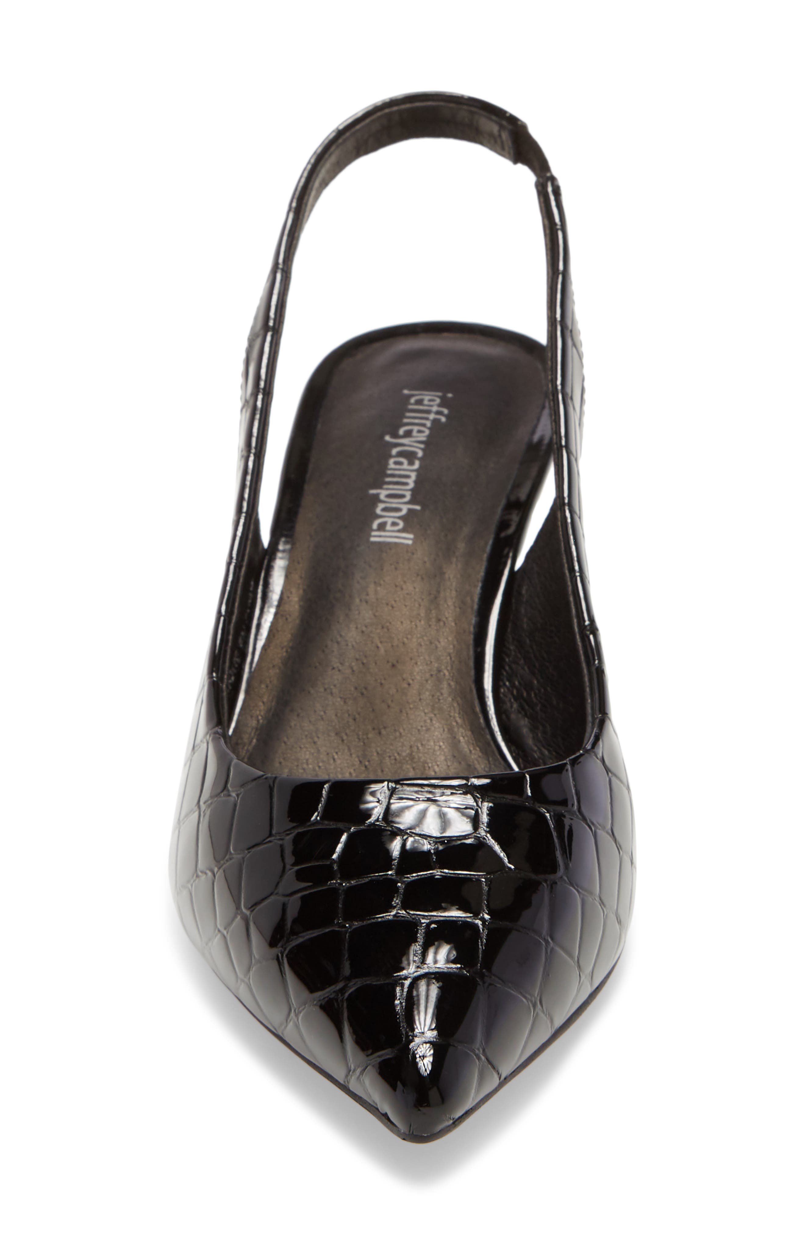 Talisman Slingback Pump, Alternate, color, BLACK CROCO PATENT