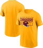 Nike Men's Nike Gold Washington Commanders Primetime Helmet Essential T-Shirt