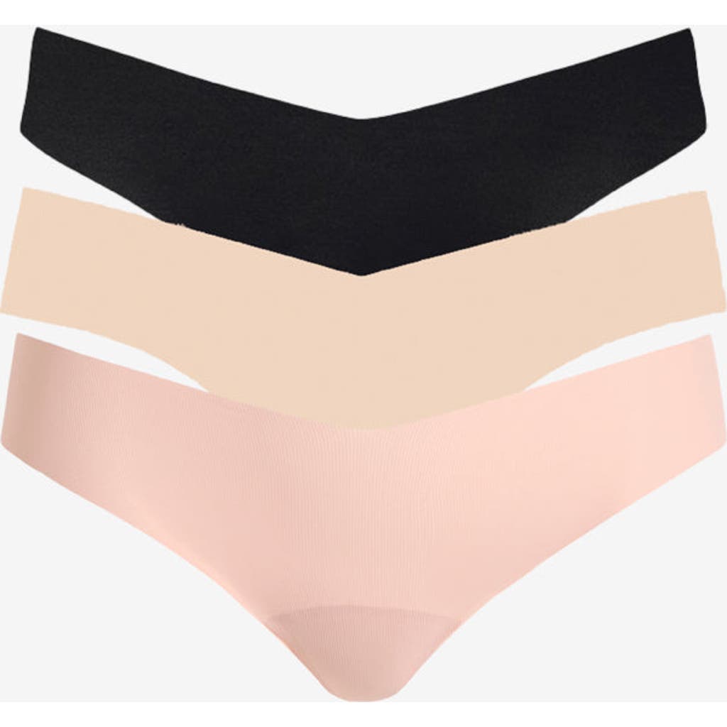 Commando Classic Solid Thong 3-pack In Multi