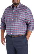 Brooks Brothers Big & Tall  Non-Iron Oxford Plaid Sport Shirt