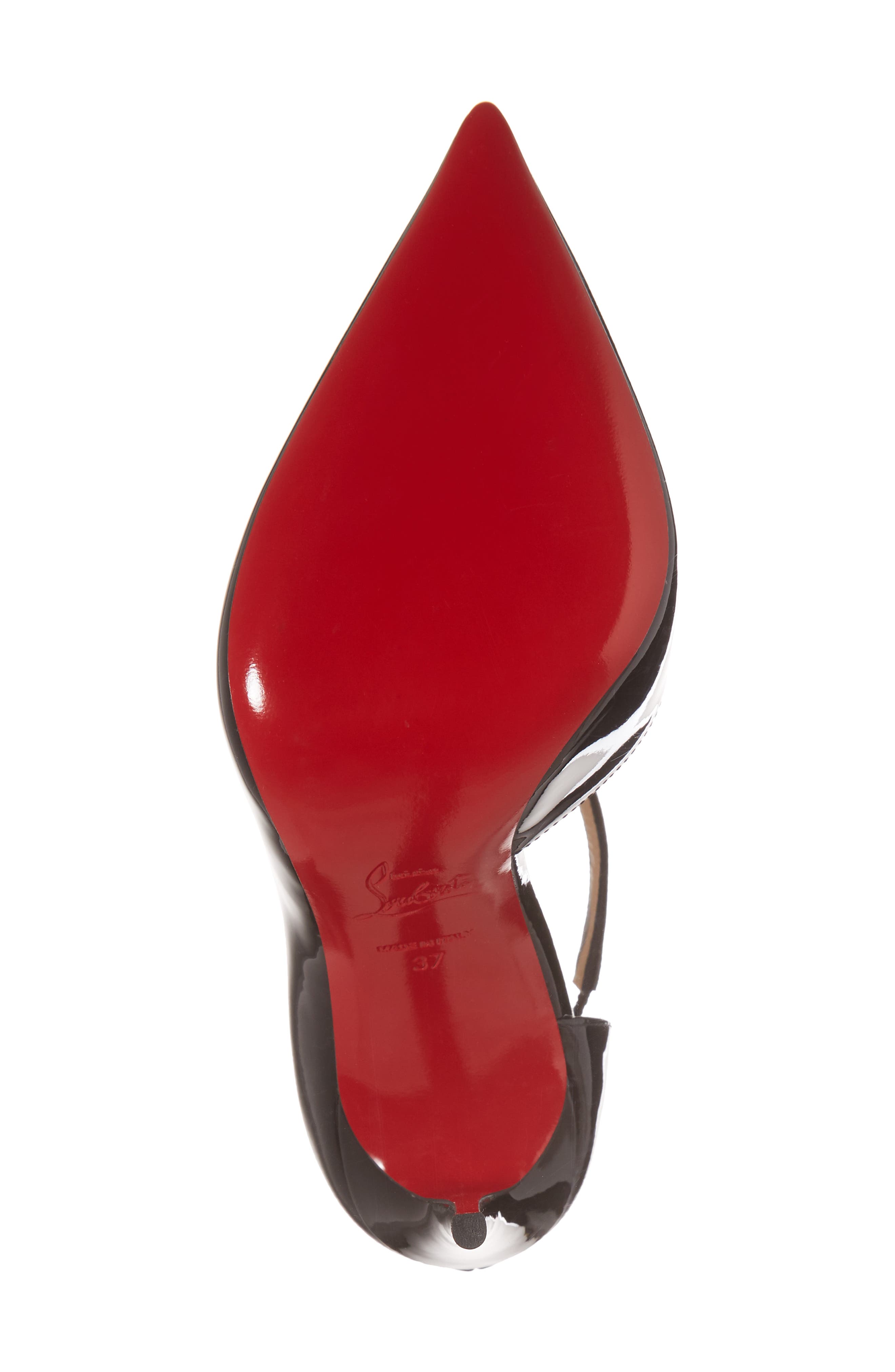 Christian Louboutin Strappy Half d'Orsay Pump, Alternate, color, 