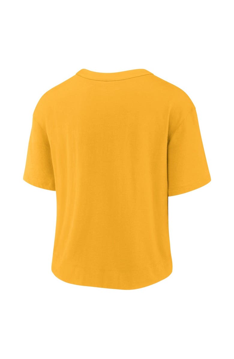 Nike Women's Nike Gold/Burgundy Washington Commanders High Hip Fashion T-Shirt, Alternate, color, Gold