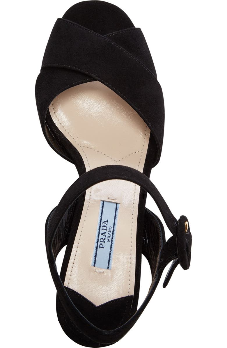 Prada Strappy Platform Sandal, Alternate, color,