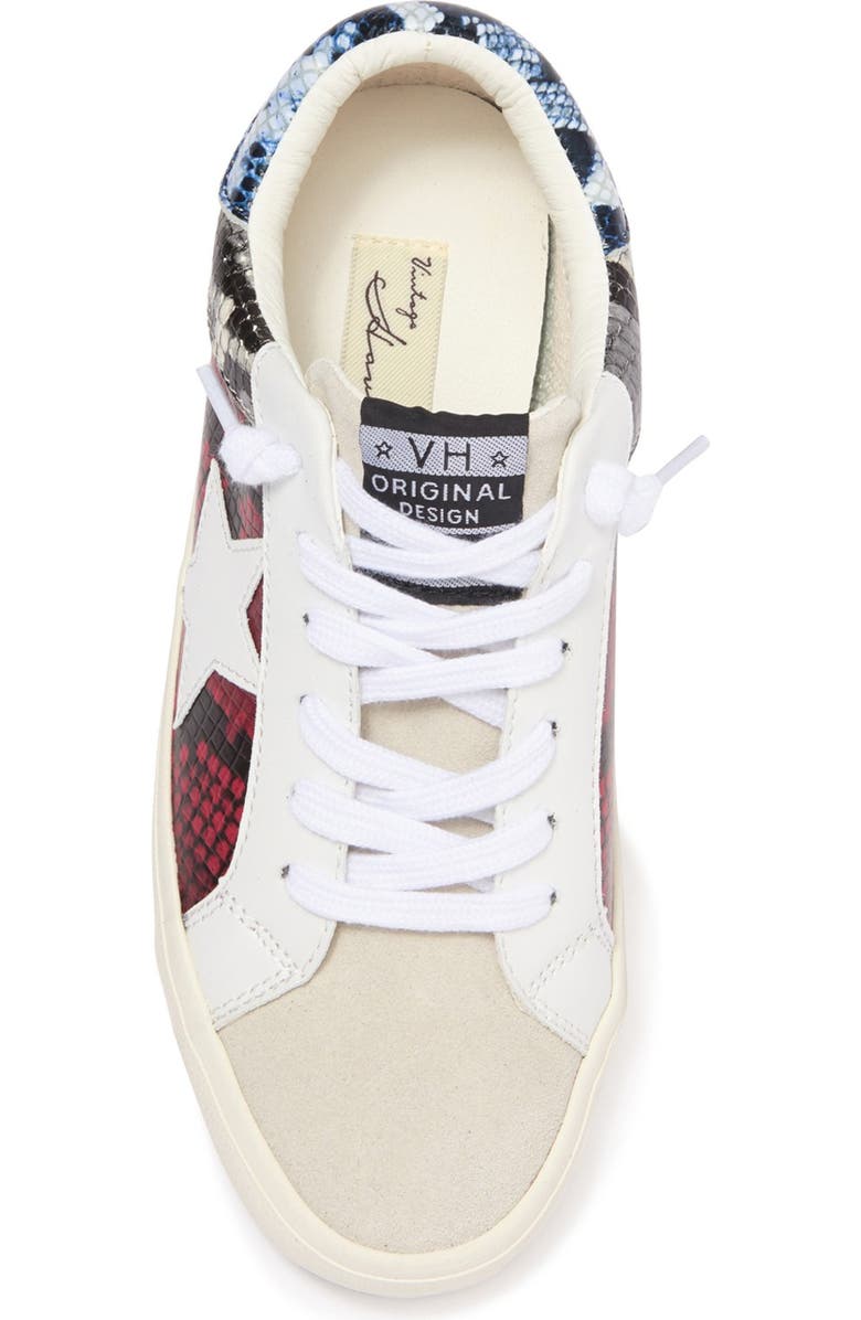 Vintage Havana Second Snakeskin Embossed Patch Sneaker, Alternate, color,