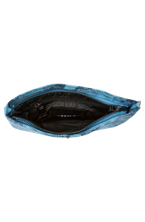 Think Royln Fame Croc Embossed Leather Crossbody Bag