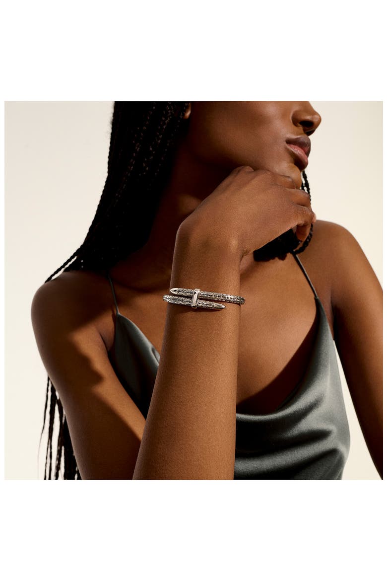 Spear Flex Cuff, 5.5mm, Alternate, color, STERLING SILVER
