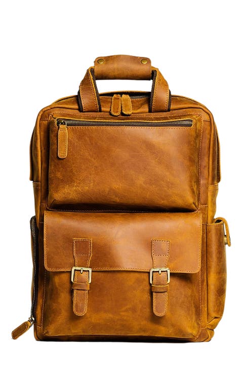 The MANN Bag | Large Capacity Leather Camera Backpack