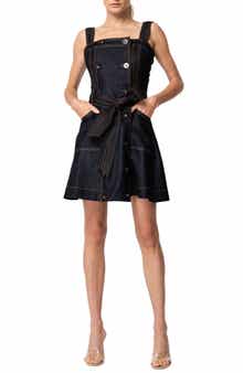 Flexton Belted Denim Minidress