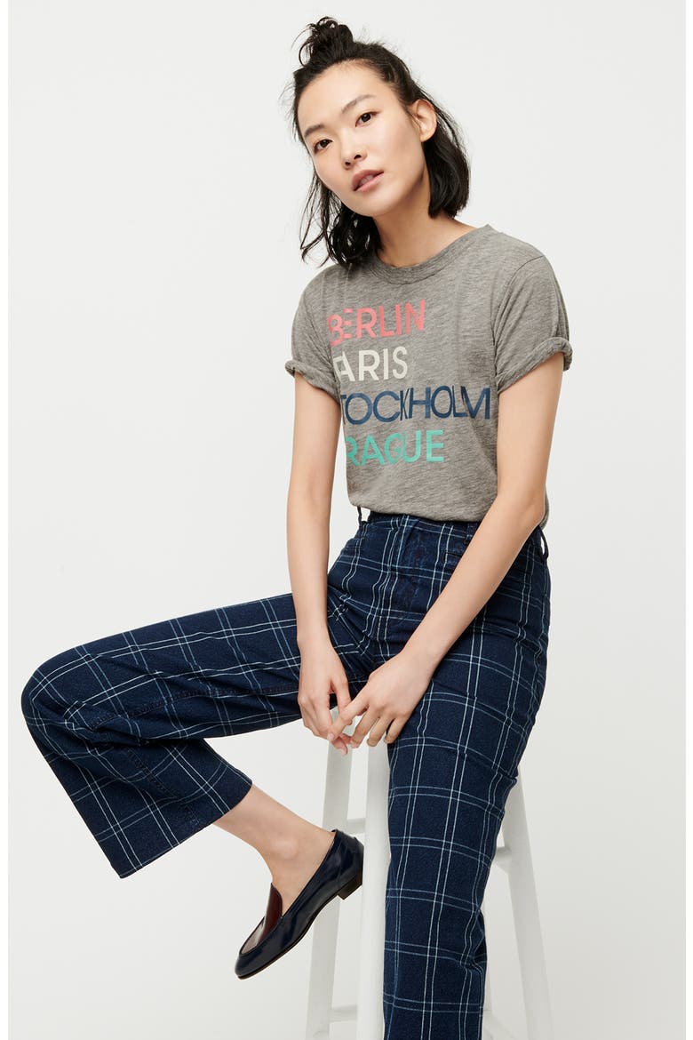 Europe Tee in Slub Cotton, Alternate, color, HEATHER GRANITE