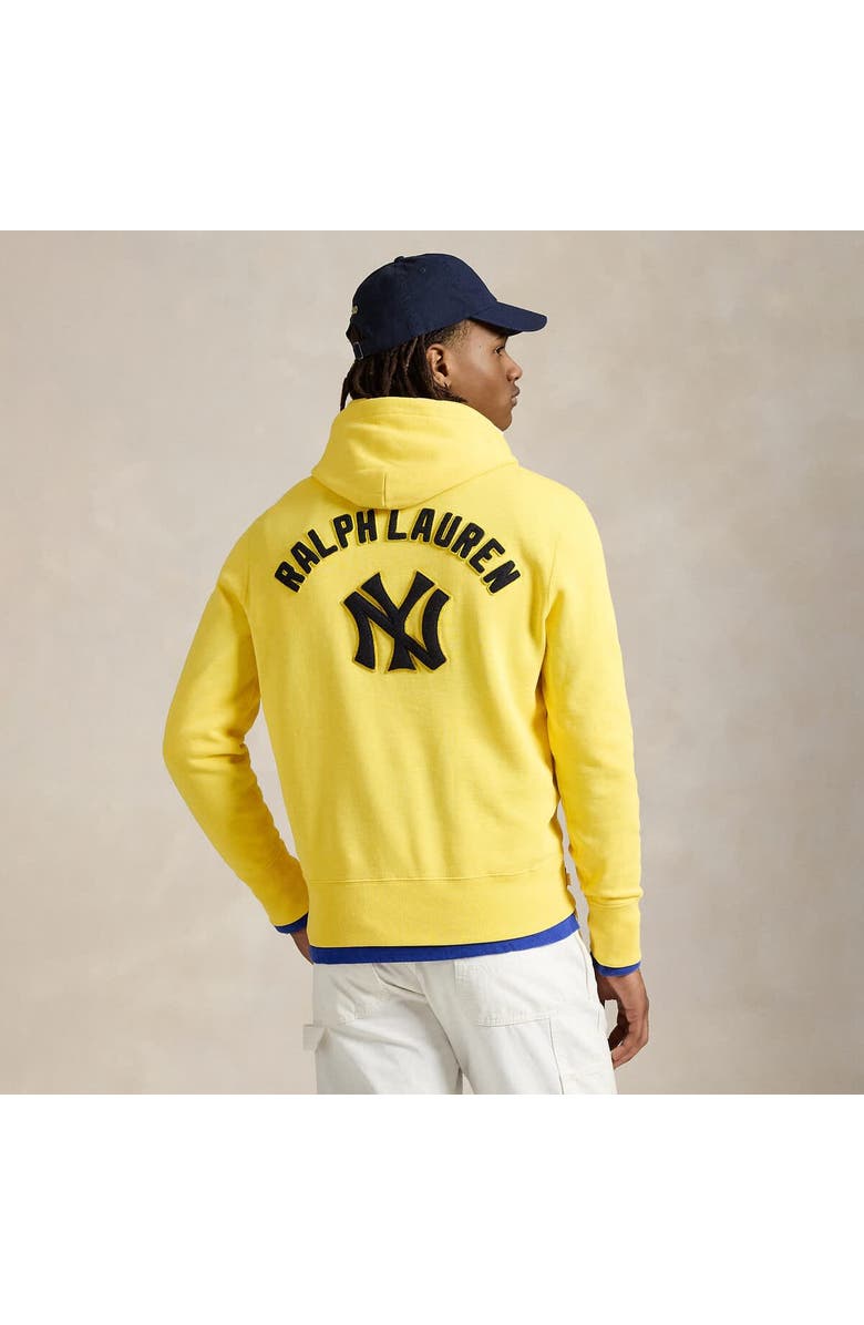 Polo Ralph Lauren Yellow Yankees  Fleece Hoodie, Alternate, color, 